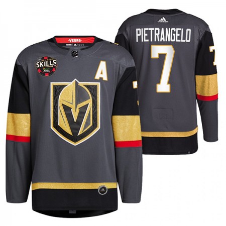 Män Ishockey Vegas Golden Knights tröja Alex Pietrangelo 7 2022 NHL All-Star Skills Svart Authentic